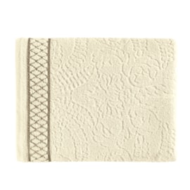 Toalha de Banho Karsten Eudora Creme/Dourado Toalha de Banho Karsten Eudora Creme/Dourado