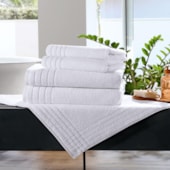 Toalha de Banho Lufamar Platinum Branca 80x150cm