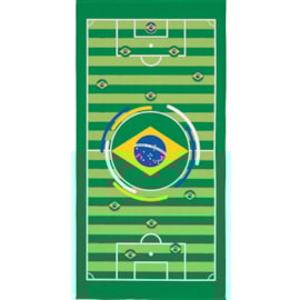 Toalha de Banho Veludo Avulsa Brasil Listras Lepper Toalha de Banho Veludo Avulsa Brasil Listras Lepper