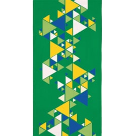 Toalha de Banho Veludo Avulsa Brasil Triângulos Lepper Toalha de Banho Veludo Avulsa Brasil Triângulos Lepper