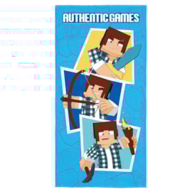 Toalha de Banho Veludo Infantil Authentic Games Lepper Toalha de Banho Veludo Infantil Authentic Games Lepper