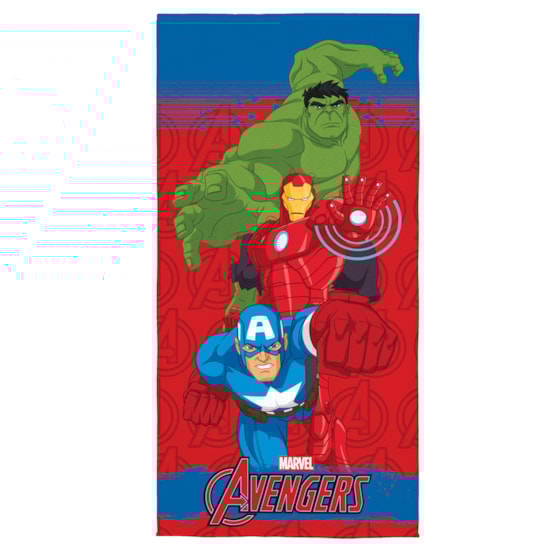 Toalha de Banho Veludo Infantil Avengers II Lepper Toalha de Banho Veludo Infantil Avengers II Lepper