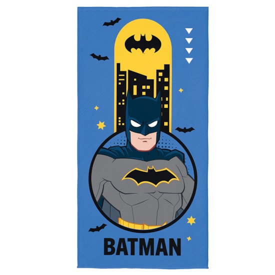 Toalha de Banho Veludo Infantil Batman II Lepper Toalha de Banho Veludo Infantil Batman II Lepper