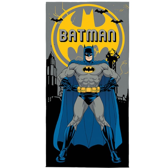 Toalha de Banho Veludo Infantil Batman Lepper Toalha de Banho Veludo Infantil Batman Lepper