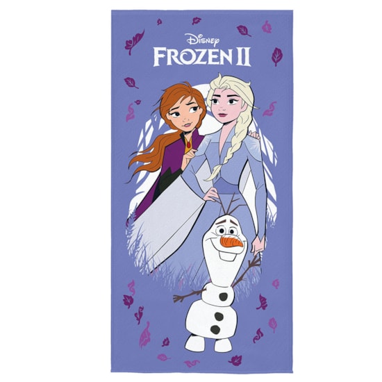 Toalha de Banho Veludo Infantil Frozen II Lepper Toalha de Banho Veludo Infantil Frozen II Lepper