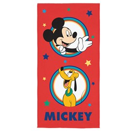 Toalha de Banho Veludo Infantil Mickey Mouse Lepper Toalha de Banho Veludo Infantil Mickey Mouse Lepper