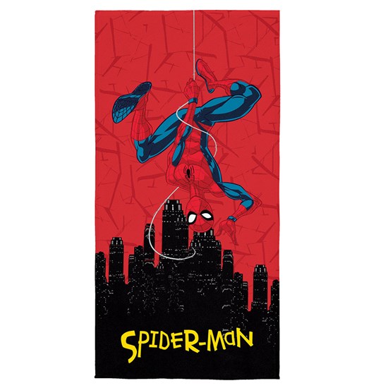 Toalha de Banho Veludo Infantil Spider-Man Lepper