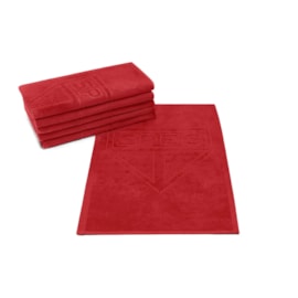 Toalha de Lavabo Bouton Veludo Times São Paulo Toalha de Lavabo Bouton Veludo Times São Paulo