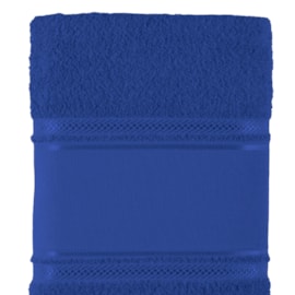 Toalha de Lavabo Teka Cristine Azul Royal 30cm x 50cm Toalha de Lavabo Teka Cristine Azul Royal 30cm x 50cm