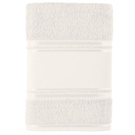 Toalha de Lavabo Teka Cristine Branco 30cm x 50cm