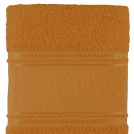 Toalha de Lavabo Teka Cristine Mostarda 30cm x 50cm Toalha de Lavabo Teka Cristine Mostarda 30cm x 50cm