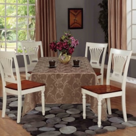 Toalha de Mesa de Jacquard 1,40m x 1,40m Sultan Amendoa Toalha de Mesa de Jacquard 1,40m x 1,40m Sultan Amendoa