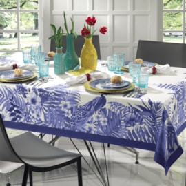 Toalha de Mesa Karsten Sempre Limpa 1,60x2,20 Nature Blue