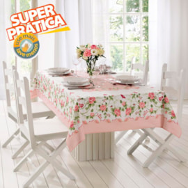 Toalha de Mesa Lepper Super Prática 1,40x2,20 Rose