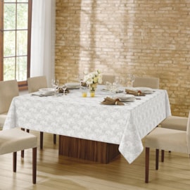 Toalha de Mesa Lepper Super Prática 2,25x2,25 Gardênia Elegance