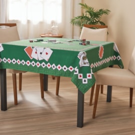 Toalha de Mesa Quadrada Baralho/Cartas Lepper Toalha de Mesa Quadrada Baralho/Cartas Lepper