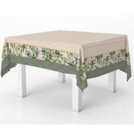 Toalha de Mesa Quadrada STMHome 1,50m x 1,50m Coconuts