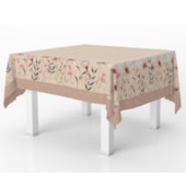 Toalha de Mesa Quadrada STMHome 1,50m x 1,50m Fiori