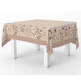 Toalha de Mesa Quadrada STMHome 1,50m x 1,50m Fiori