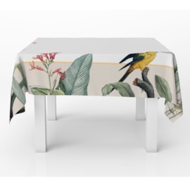 Toalha de Mesa Quadrada STMHome 1,50m x 1,50m Nature Toalha de Mesa Quadrada STMHome 1,50m x 1,50m Nature