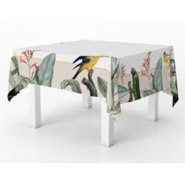 Toalha de Mesa Quadrada STMHome 1,50m x 1,50m Nature Toalha de Mesa Quadrada STMHome 1,50m x 1,50m Nature