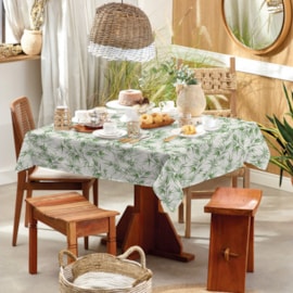 Toalha de Mesa Quadrada Teka Basic 1,40m x 1,40m Bambu Toalha de Mesa Quadrada Teka Basic 1,40m x 1,40m Bambu