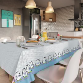 Toalha de Mesa Quadrada Teka Basic 1,40m x 1,40m Bon Apetit Toalha de Mesa Quadrada Teka Basic 1,40m x 1,40m Bon Apetit