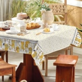 Toalha de Mesa Quadrada Teka Basic 1,40m x 1,40m Gatinhos Toalha de Mesa Quadrada Teka Basic 1,40m x 1,40m Gatinhos