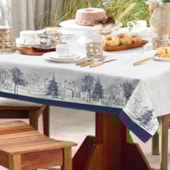 Toalha de Mesa Quadrada Teka Basic 1,40m x 1,40m Roma Toalha de Mesa Quadrada Teka Basic 1,40m x 1,40m Roma