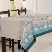 Toalha de Mesa Quadrada Teka Basic 1,40m x 1,40m Tea Time Toalha de Mesa Quadrada Teka Basic 1,40m x 1,40m Tea Time