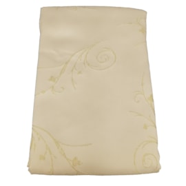 Toalha de Mesa Raner Natal 1,55m x 2,45m Ramos Dourado Toalha de Mesa Raner Natal 1,55m x 2,45m Ramos Dourado