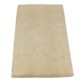 Toalha de Mesa Raner Natal 1,55m x 2,95m Galhos e Folhas Dourados