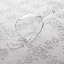 Toalha de Mesa Retangular Corttex Gran Jacquard 2,20x1,50 Nice Branco