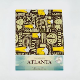 Toalha de Mesa Retangular Ober Atlanta 2,10m x 1,50m Beer Toalha de Mesa Retangular Ober Atlanta 2,10m x 1,50m Beer