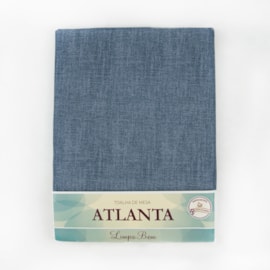 Toalha de Mesa Retangular Ober Atlanta 2,10m x 1,50m Cinza Toalha de Mesa Retangular Ober Atlanta 2,10m x 1,50m Cinza