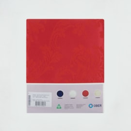 Toalha de Mesa Retangular Ober Jacquard 1,40m x 2,20m Vermelho Toalha de Mesa Retangular Ober Jacquard 1,40m x 2,20m Vermelho