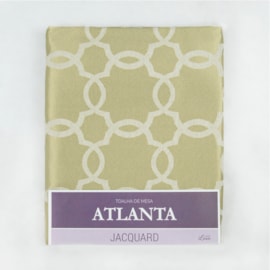 Toalha de Mesa Retangular Ober Jacquard 1,40m x 2,70m Areia Toalha de Mesa Retangular Ober Jacquard 1,40m x 2,70m Areia