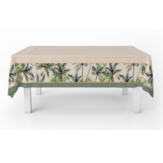 Toalha de Mesa Retangular STMHome 2,20m x 1,50m Coconuts