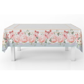 Toalha de Mesa Retangular STMHome 2,20m x 1,50m Flowers Toalha de Mesa Retangular STMHome 2,20m x 1,50m Flowers