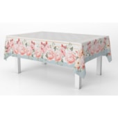 Toalha de Mesa Retangular STMHome 2,50m x 1,50m Flowers