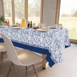 Toalha de Mesa Retangular Teka Basic 1,40m x 2,10m Arabesco Toalha de Mesa Retangular Teka Basic 1,40m x 2,10m Arabesco