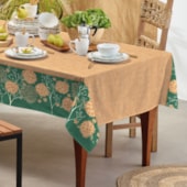 Toalha de Mesa Retangular Teka Basic 1,40m x 2,10m Hortência Toalha de Mesa Retangular Teka Basic 1,40m x 2,10m Hortência