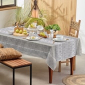 Toalha de Mesa Retangular Teka Basic 1,40m x 2,10m Listras Toalha de Mesa Retangular Teka Basic 1,40m x 2,10m Listras