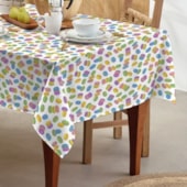 Toalha de Mesa Retangular Teka Basic 1,40m x 2,10m Macaron