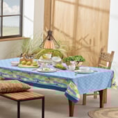 Toalha de Mesa Retangular Teka Basic 1,40m x 2,10m Mar Toalha de Mesa Retangular Teka Basic 1,40m x 2,10m Mar