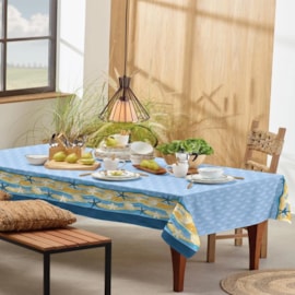 Toalha de Mesa Retangular Teka Basic 1,40m x 2,10m Mar Toalha de Mesa Retangular Teka Basic 1,40m x 2,10m Mar