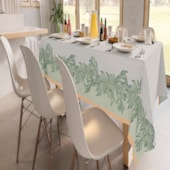 Toalha de Mesa Retangular Teka Basic 1,40m x 2,10m Palmas Toalha de Mesa Retangular Teka Basic 1,40m x 2,10m Palmas