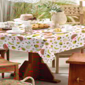 Toalha de Mesa Retangular Teka Basic 1,40m x 2,10m Salada de Fruta Toalha de Mesa Retangular Teka Basic 1,40m x 2,10m Salada de Fruta