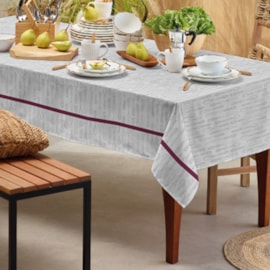 Toalha de Mesa Retangular Teka Basic 1,40m x 2,10m Talheres II Toalha de Mesa Retangular Teka Basic 1,40m x 2,10m Talheres II