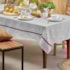 Toalha de Mesa Retangular Teka Basic 1,40m x 2,10m Talheres II
